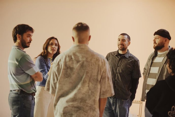 Enregistrament del videoclip de 'La gent de la Mediterrània'