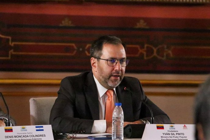 Archivo - Arquivo - O ministro das Relações Exteriores da Venezuela, Yván Gil (arquivo)