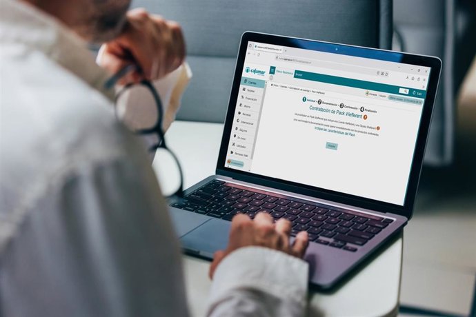 Imagen de archivo de la página web de Cajamar.