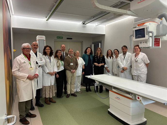 Inauguración de las tres salas de rayos X en el Centro de Especialidades Doctor Fleming del Virgen del Rocío.