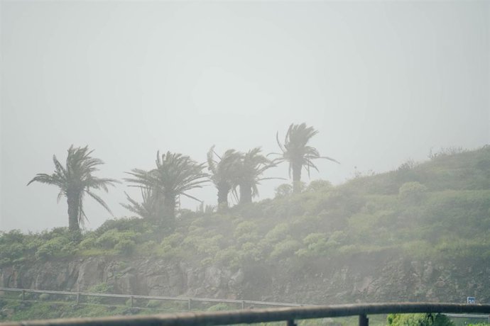 Borrasca 'Therese' a su paso por La Gomera