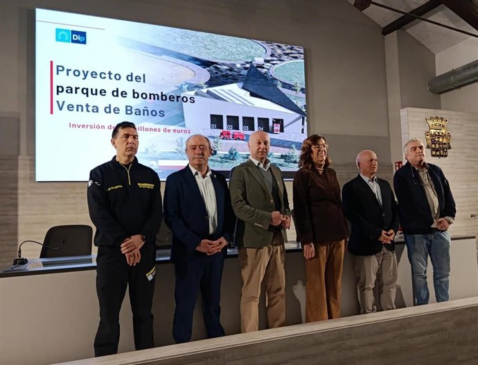 Presentación del proyecto del nuevo parque de bomberos de Venta de Baños.