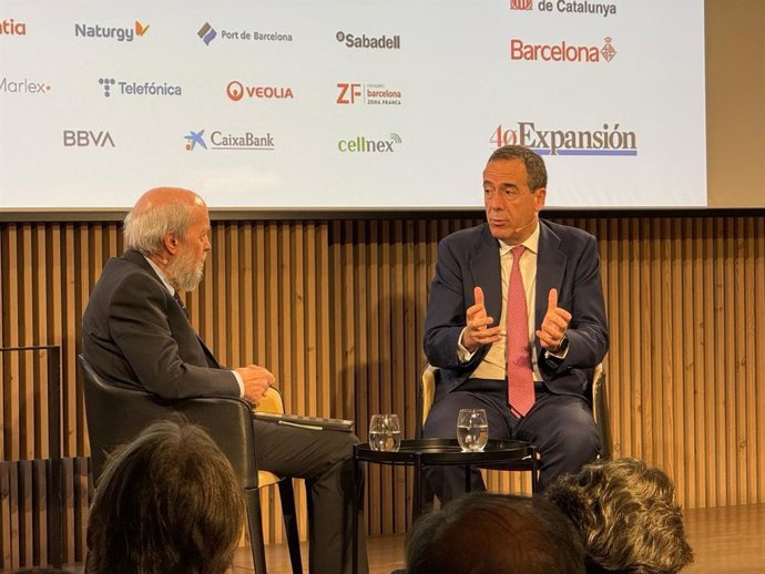 El consejero delegado de CaixaBank, Gonzalo Gortázar, en el 'Gran Encuentro Expansión Catalunya'