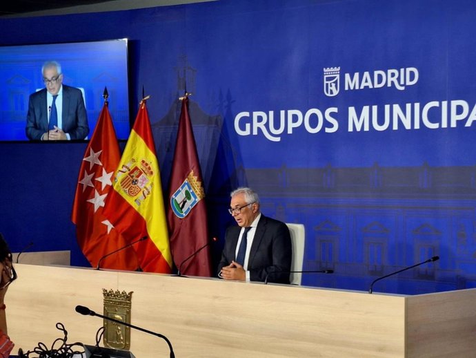 El portavoz del PP en el Ayuntamiento, Carlos Izquierdo