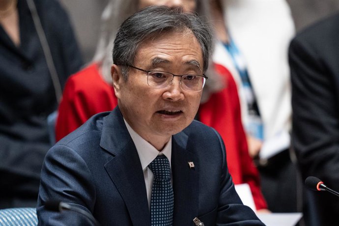 Archivo - Arquivo - O ministro das Relações Exteriores da Coreia do Sul, Cho Hyun.