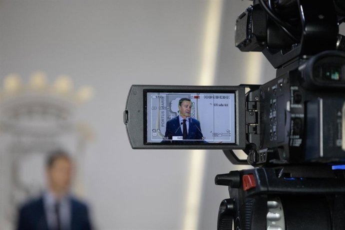 Archivo - El primer teniente de alcaldesa y portavoz del equipo de Gobierno en el Ayuntamiento de Huelva, Felipe Arias.