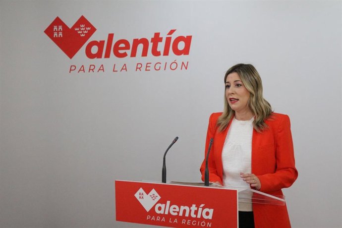 La portavoz del PSRM-PSOE, Isabel Gadea