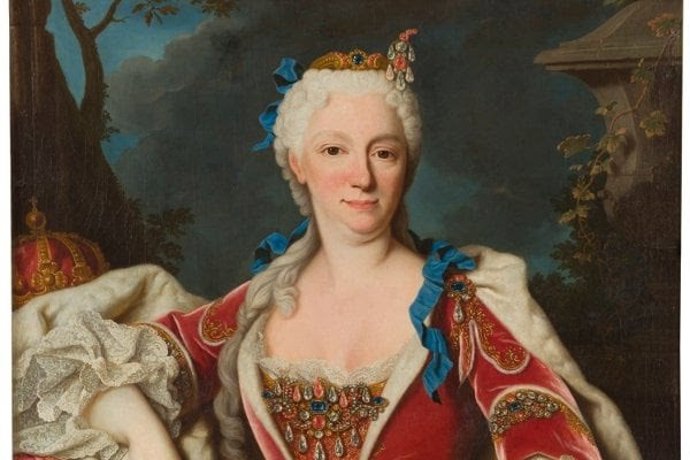 Detalle de La reina Isabel de Farnesio. Jean Ranc. 1723. Museo Nacional del Prado