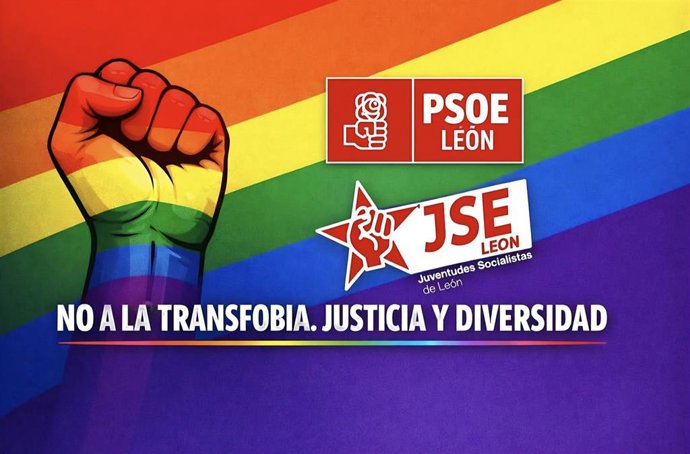 El PSOE y JJSS de León condenan la presunta agresión transfóbica ocurrida en La Bañeza el pasado sábado día 21.