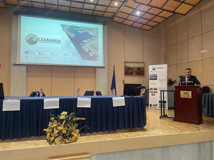 El acto de presentación de Oceanaria-Andalucía, herramienta digital diseñada por el grupo de I+D Edanya y la Cátedra de Ciencias del Litoral de la Costa del Sol.