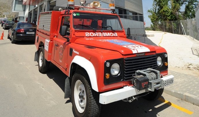 Archivo - Imagen de un vehículo de bomberos.