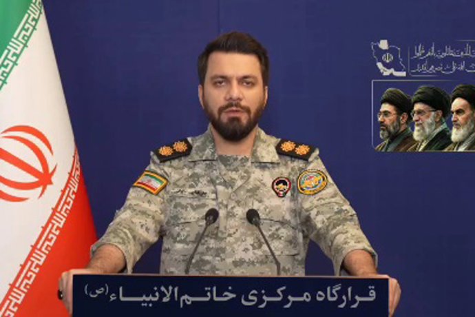 El portavoz de las Fuerzas Armadas iraníes, Ebrahim Zolfaqari
