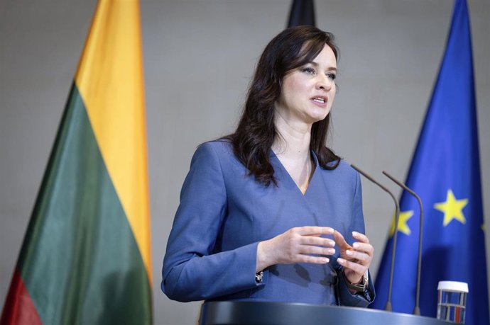 Archivo - La primera ministra de Lituania, Inga Ruginiene 