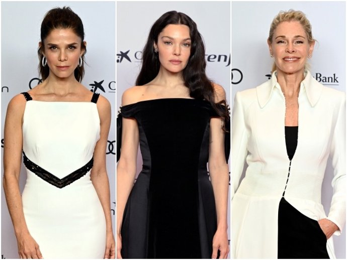 Juana Acosta, Ana Rujas y Belén Rueda durante la 76º edición de los premios Fotogramas, a 23 de marzo de 2026, en Madrid (España). Los Fotogramas de Plata son unos Premios que entrega anualmente la revista española Fotogramas a los sectores cinematográfic