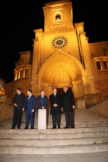 Nueva iluminación de la Catedral de Albacete gracias a Fundación Iberdrola