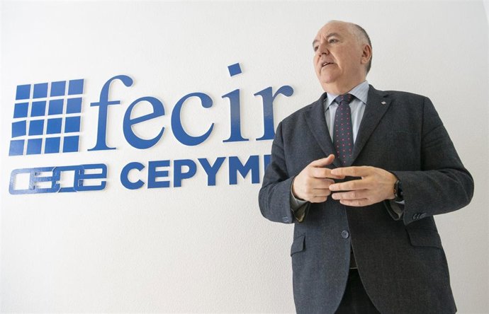 El presidente de la Federación Empresarial de Ciudad Real (Fecir), Carlos Marín.