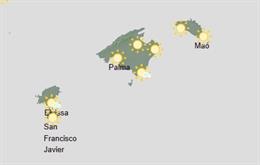 El tiempo hoy, martes 24 de marzo, en Baleares.