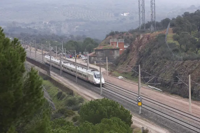 Tren en una imagen de archivo