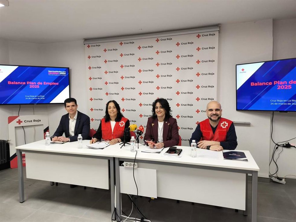 Presentación de los datos de 2025 del Plan de Empleo de Cruz Roja en La Rioja