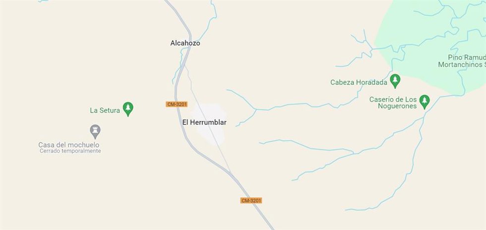 Archivo - Imagen de El Herrumblar en Google Maps.
