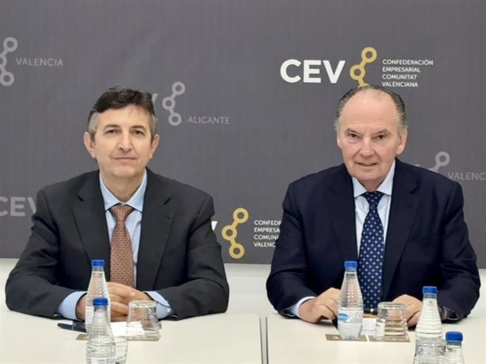 Archivo - Vicente Lafuente y José Vicente Morata, en una imagen de archivo