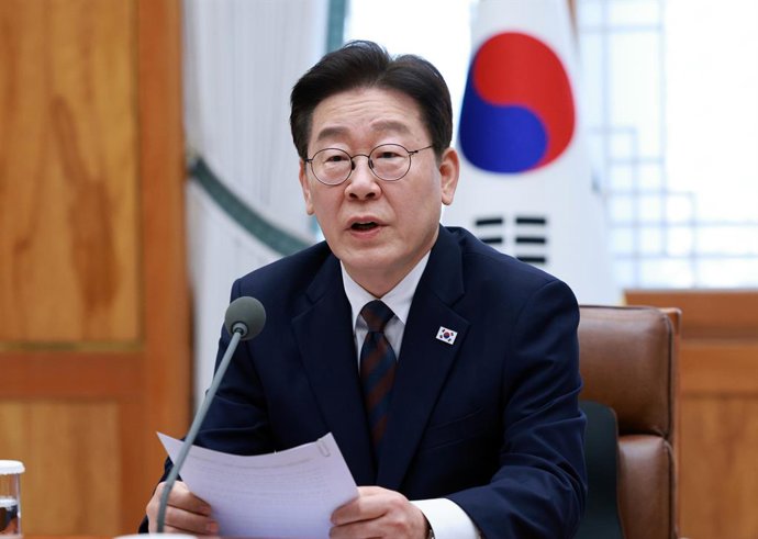 El presidente de Corea del Sur, Lee Jae Myung.