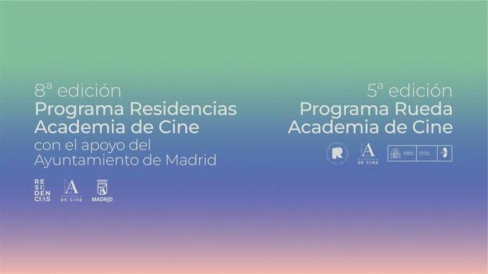 La Academia de Cine abre las convocatorias de los programas de Residencias y Rueda.