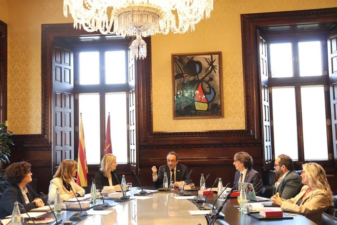 Reunió de la Mesa del Parlament aquest dimarts