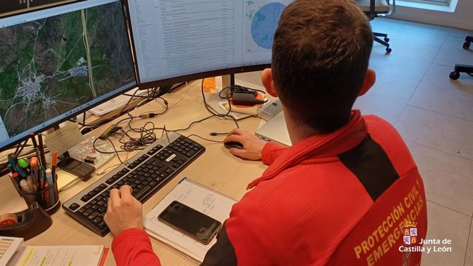 Protección Civil envía un mensaje a la población a través del sistema ES-ALERT por una fuga de gas natural de uno de los depósitos de un complejo agroalimentario de la localidad salmantina de Fuentes de Béjar