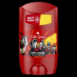Lamine, Pedri, Rodri, Nico Williams y Huijsen, protagonistas de la edición limitada de Old Spice de geles y desodorantes.