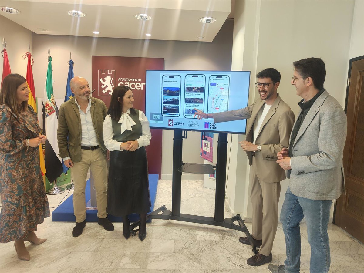 Cáceres estrena una aplicación para seguir en directo las procesiones de Semana Santa y otros grandes eventos