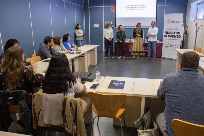 Una de las jornadas formativas de 'Aula 5 Claves' de Diputación de Segovia.