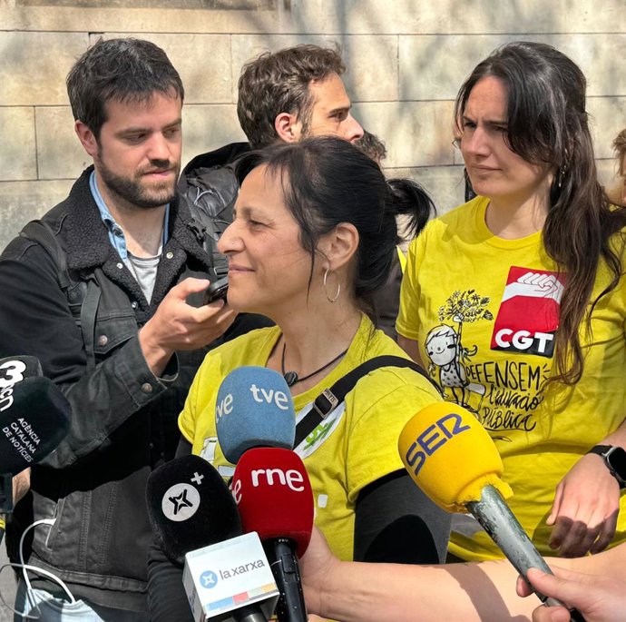 La portaveu d'Ustec·Stes, Iolanda Segura