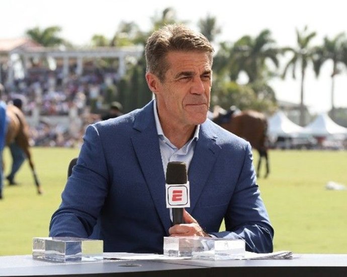Chris Fowler en el USPA National Polo Center