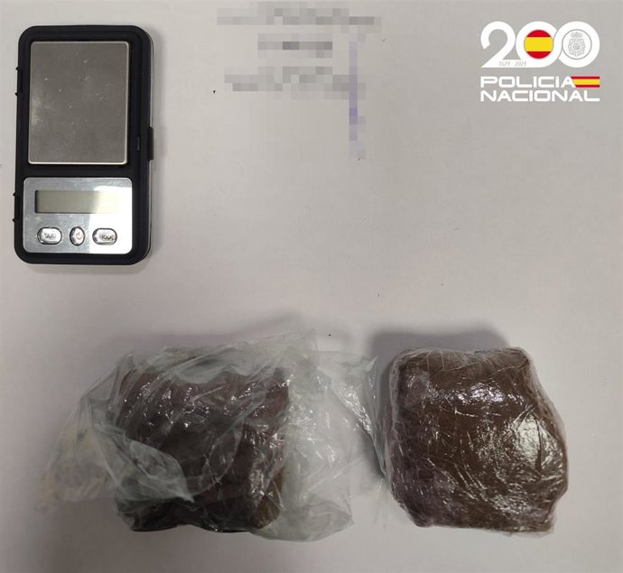 Detenido un joven en Aranda con 80 gramos de hachís y una báscula de precisión.