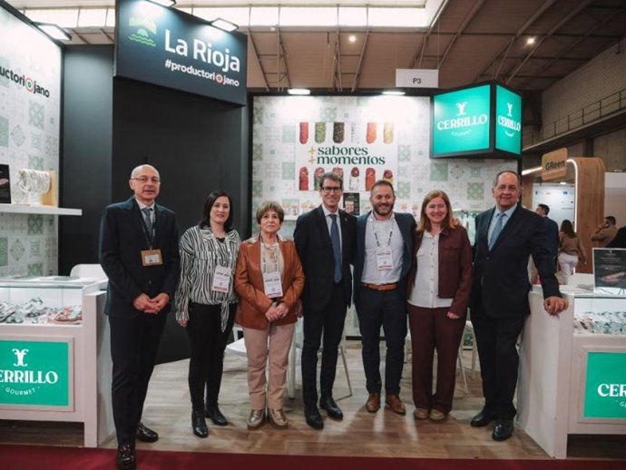 Gonzalo Capellán destaca en el 50 aniversario de Alimentaria la presencia de 24 empresas riojanas como impulso a su proyección internacional