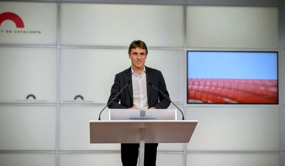El portavoz de Junts en el Parlament, Salvador Vergés