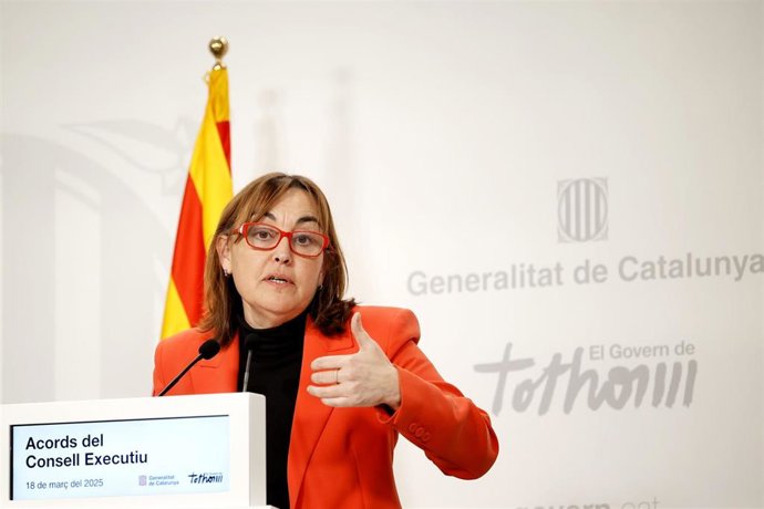 Archivo - La consellera de Territorio de la Generalitat y portavoz del Govern, Sílvia Paneque, en una imagen de archivo.