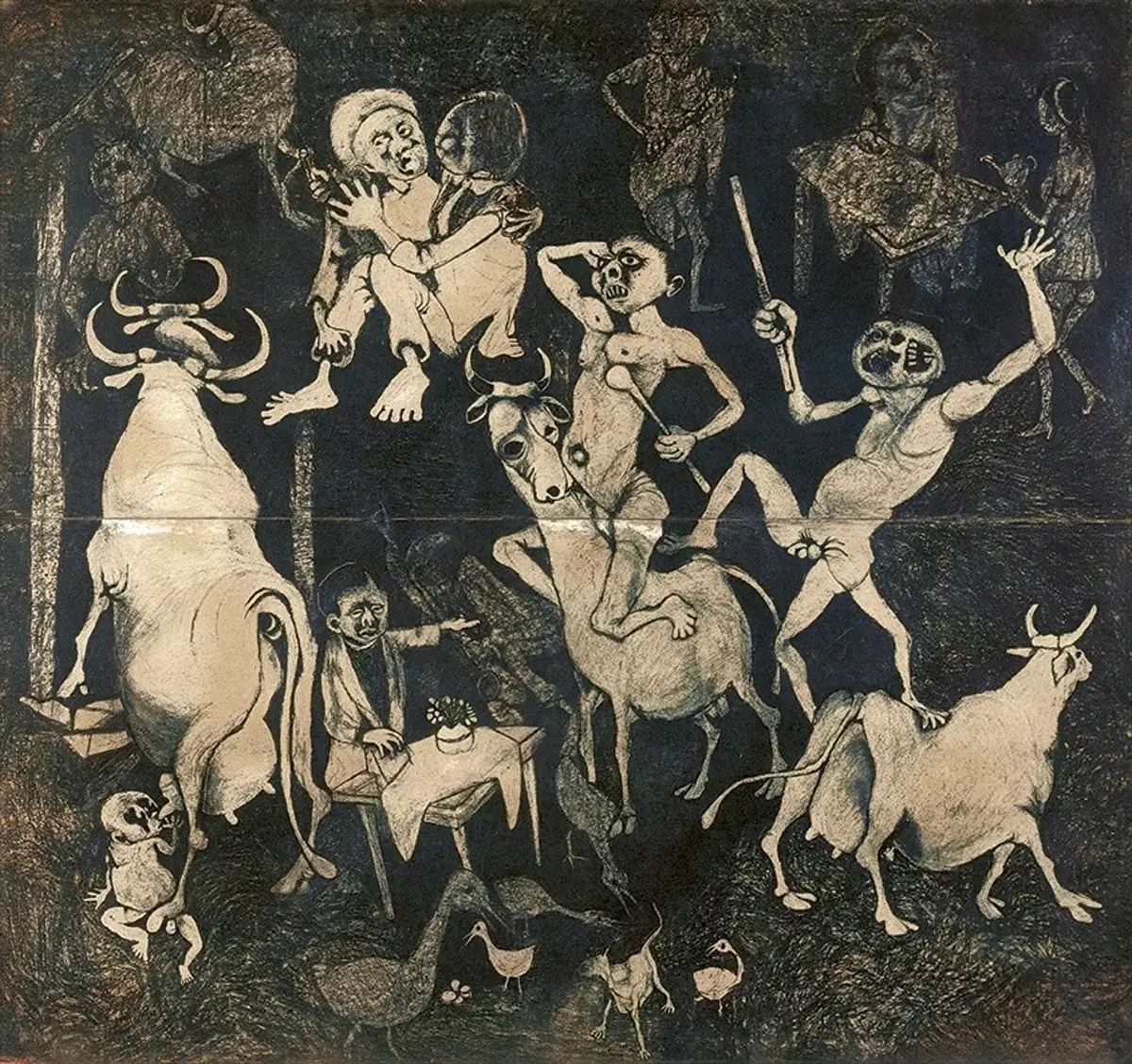 Guernica africano de Dumile Feni