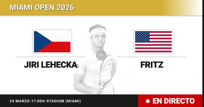 Jiri Lehecka - Taylor Fritz: resumen y estadísticas del partido de Octavos de final de Miami Open