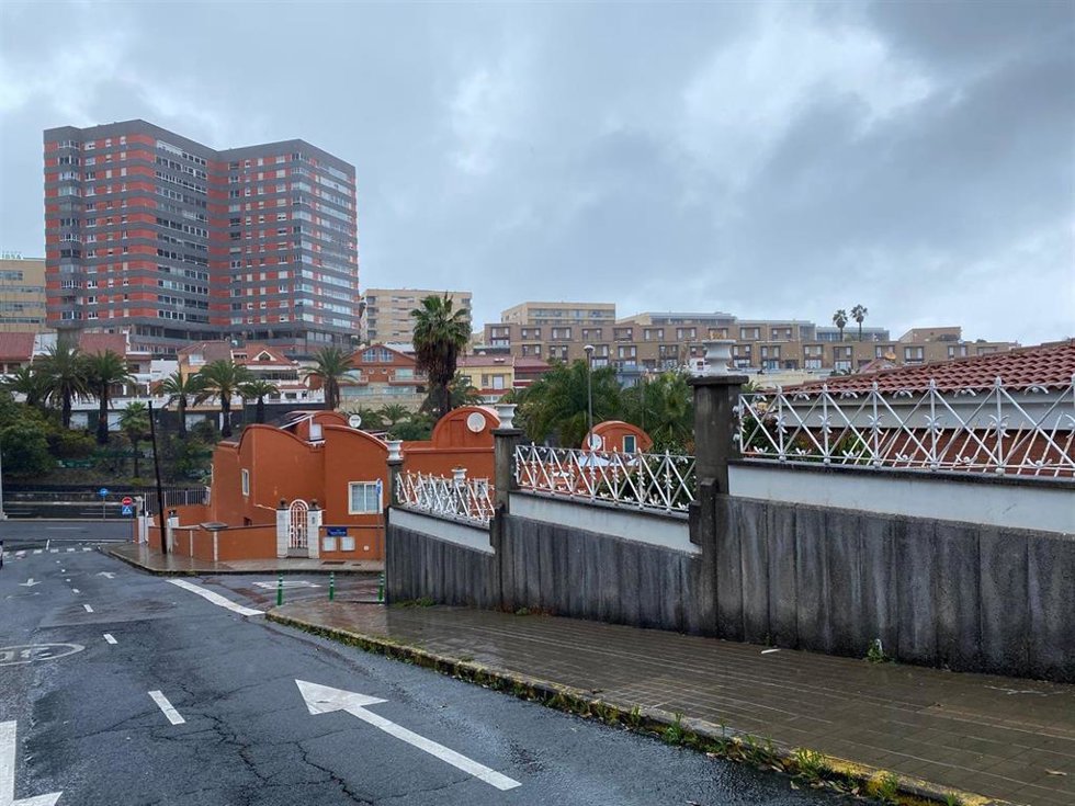 Las Palmas de Gran Canaria ante el paso de la borrasca 'Therese'