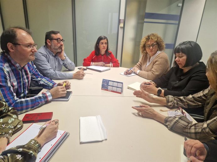 Clara Sierra, en una reunión