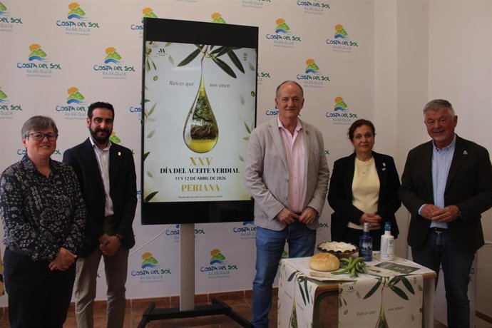 Presentación de la 25º edición del Día del Aceite Verdal de Periana (Málaga).