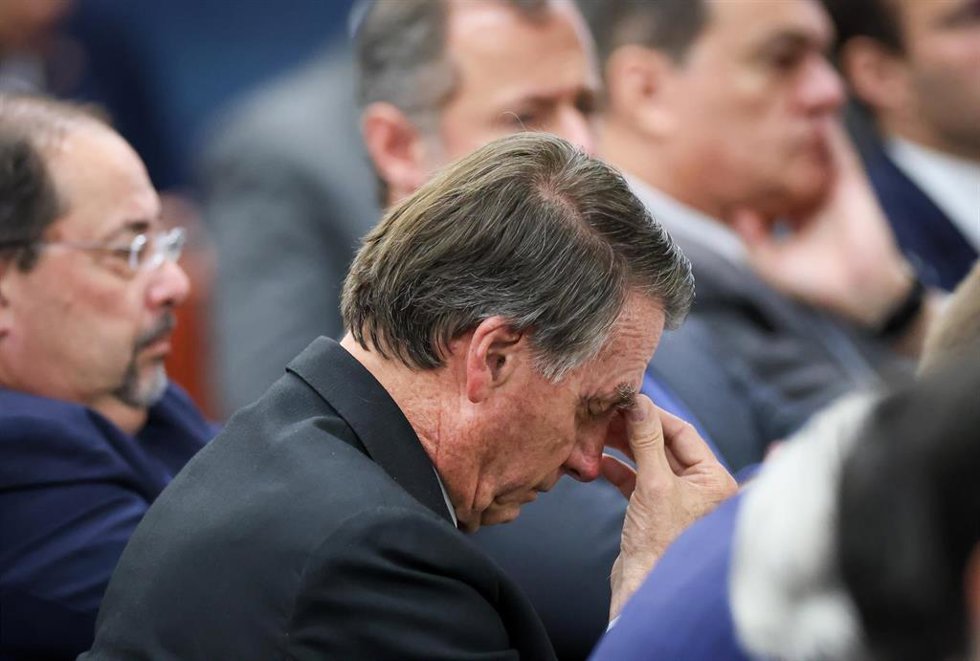 Archivo - El expresidente brasileño Jair Bolsonaro