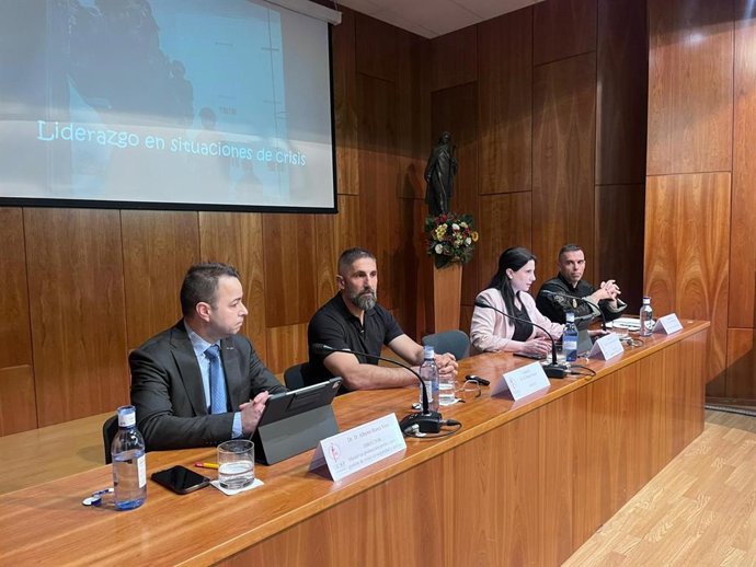 Pelayo Gayol, el inspector y exmiembro del GEO, protagoniza la sexta conferencia de las Jornadas sobre gestión de crisis de la UCAV