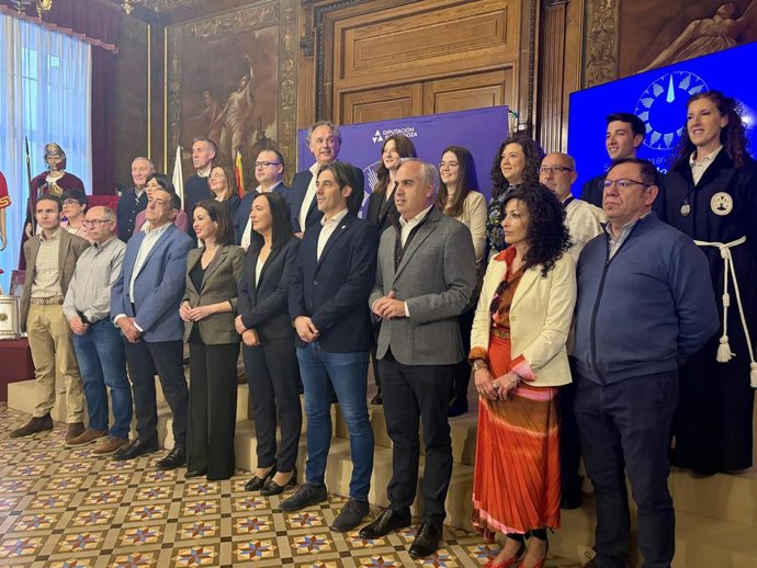 Presentación de la Semana Santa de la provincia de Zaragoza en el Palacio de Sástago.