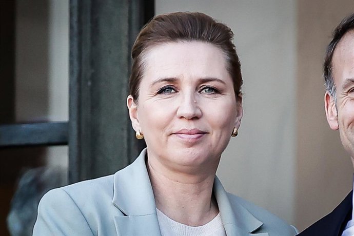 Archivo - January 6, 2026, Paris, France, France: Prime Minister of Denmark Mette Frederiksen at the Presidential Elysee Palace on January 06, 2026 in Paris, France. Leaders from around 30 countries are gathering in Paris to discuss military support for U