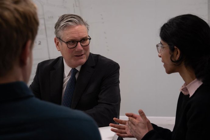 March 13, 2026, Cork, Cork, Ireland: Prime Minister KEIR STARMER meeting students and researchers at Tyndall Nationale Institute as part as the UK Ireland Summit taking place in Cork, Ireland on Friday 13th, 2026.