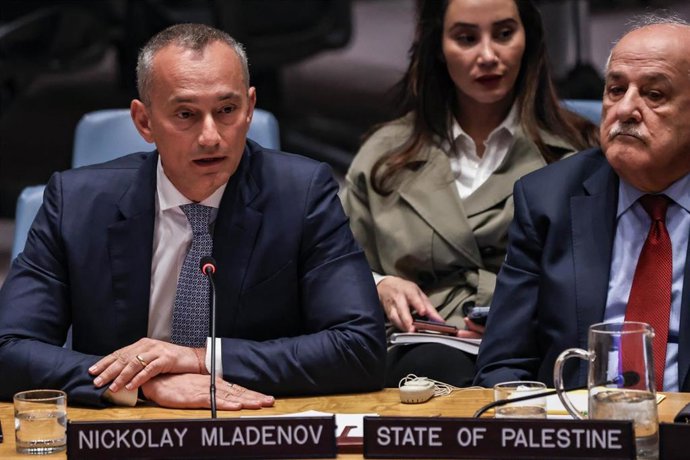 El director ejecutivo de la Junta de Paz y Alto Representante para Gaza, Nickolai Mladenov