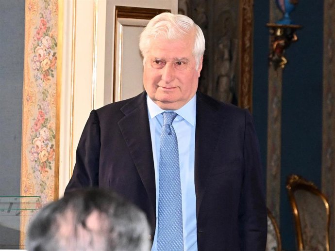 Carlos Fitz-James Stuart, Duque de Alba, durante la presentación del libro sobre la Duquesa de Alba en el Palacio de Liria
